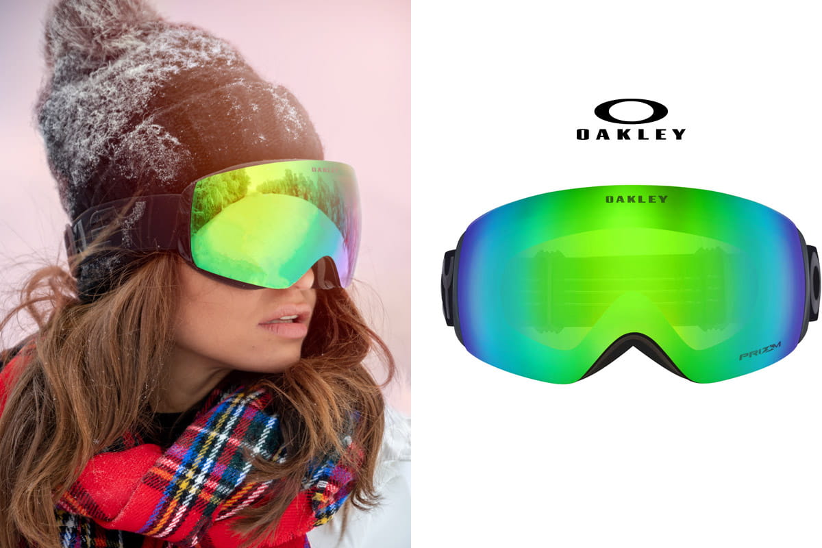 Sportsmenka - walentynkowy prezent w postaci okularów dla NIEJ Oakley Fligh Deck XM gogle narciarskie